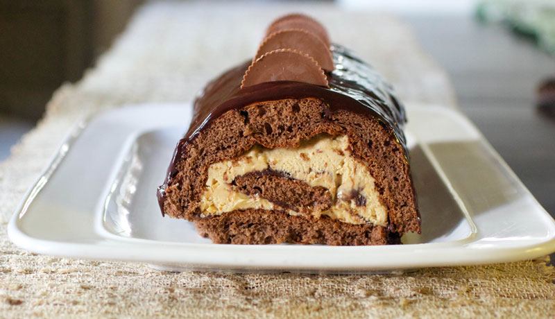 Chocolate Peanut Butter Roll