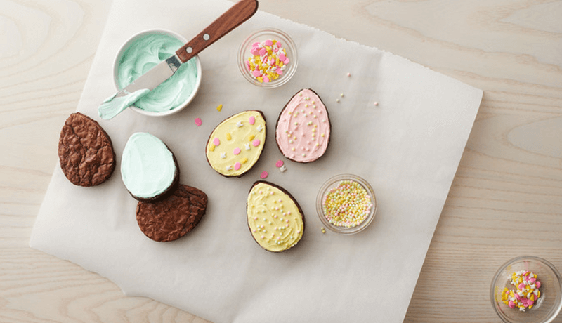 Easter Egg Brownies