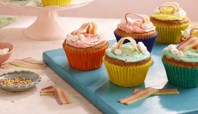 End of the Rainbow Cupcakes