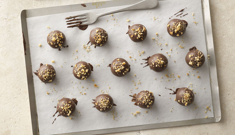 Gluten free Chocolate Peanut Butter Cookie Truffles