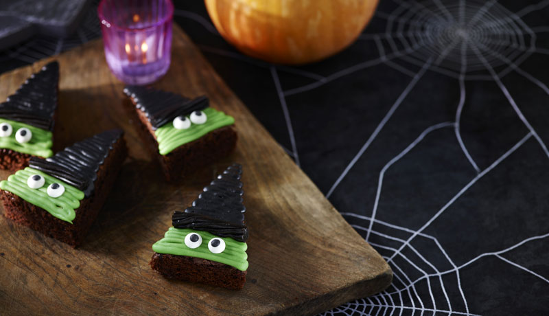 Halloween Witch Brownies