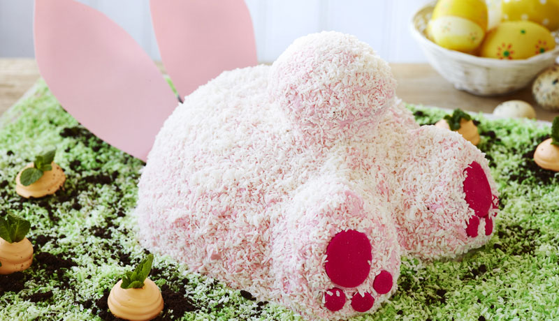 Hide and Seek Easter Bunny Cake