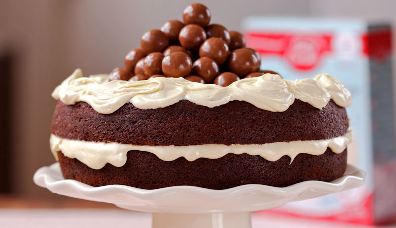 Malted Chocolate Cake