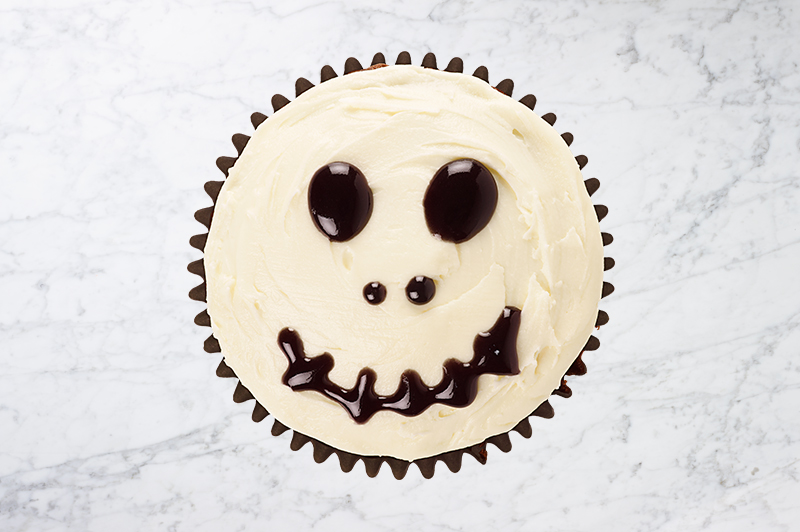 Skeleton Cupcake