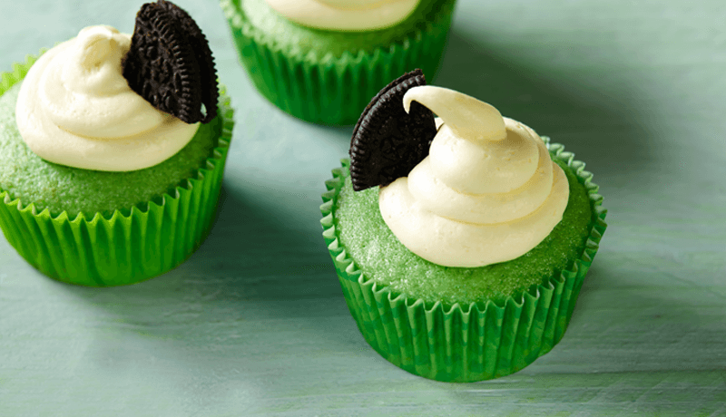 St. Patrick’s Day Mint Cupcakes