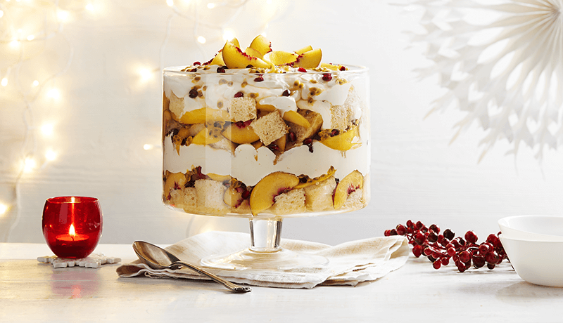 Christmas Trifle with Summer Fruits