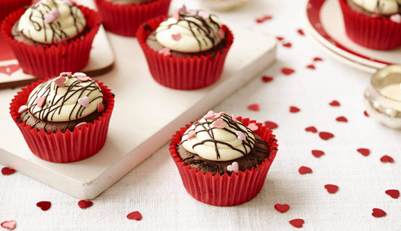 Valentine Parfait Cupcakes