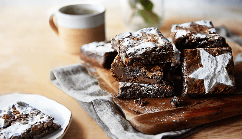 Winter star brownies Australia