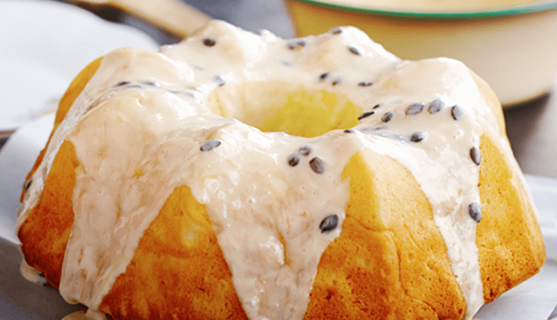 Yoghurt And Passionfruit Cake