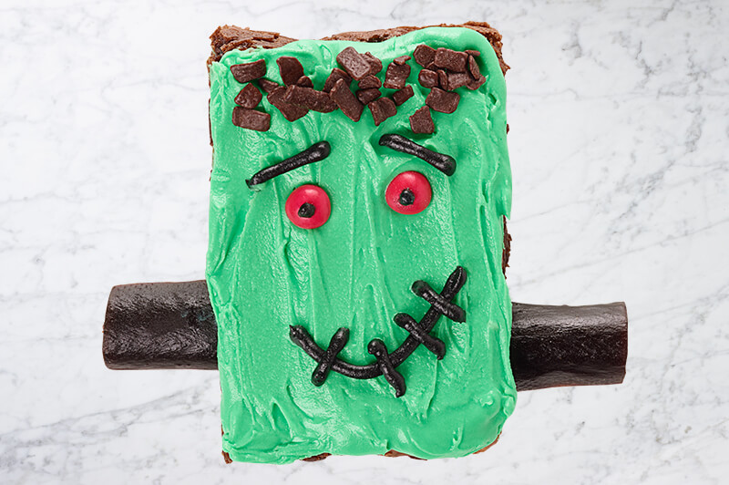 Frankenstein Brownies