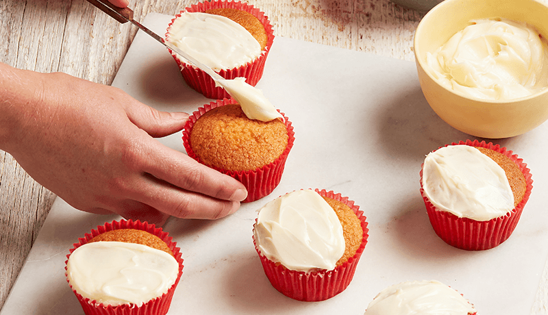 cupcakes for santa making steps